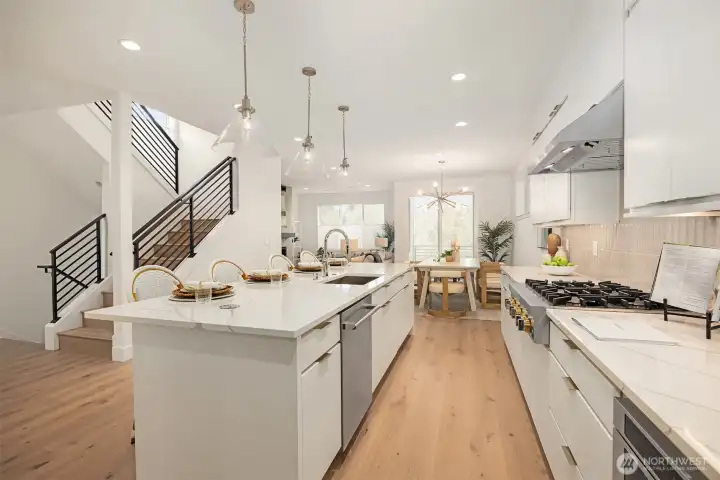 Open layout great for entertaining