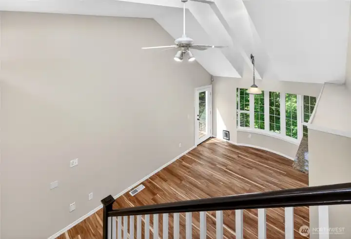 View from Stairs to Loft