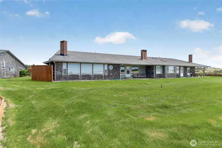 west side of property