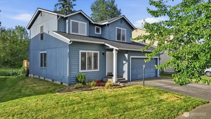 Another view of the Exterior of Your New Home with a Brand New Roof.
