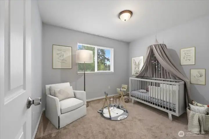 Bedroom #2 - Virtually Staged.