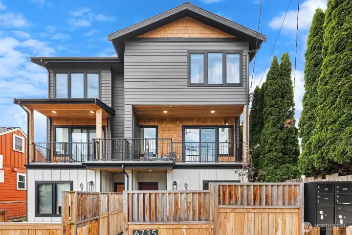 Sunny, elegant contemporary home with soaring ceilings, abundant natural light, and a flexible floor plan designed for comfort and modern living.