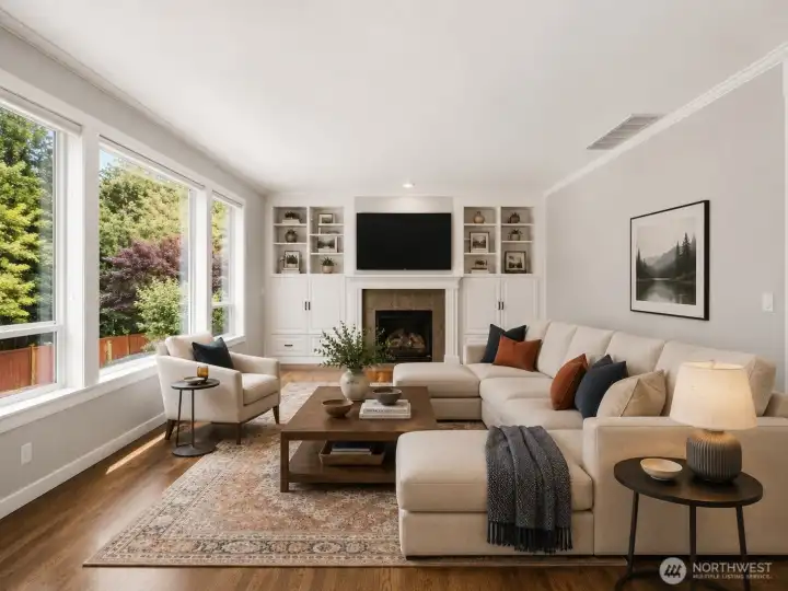 Virtually Staged - Main Floor Great Room