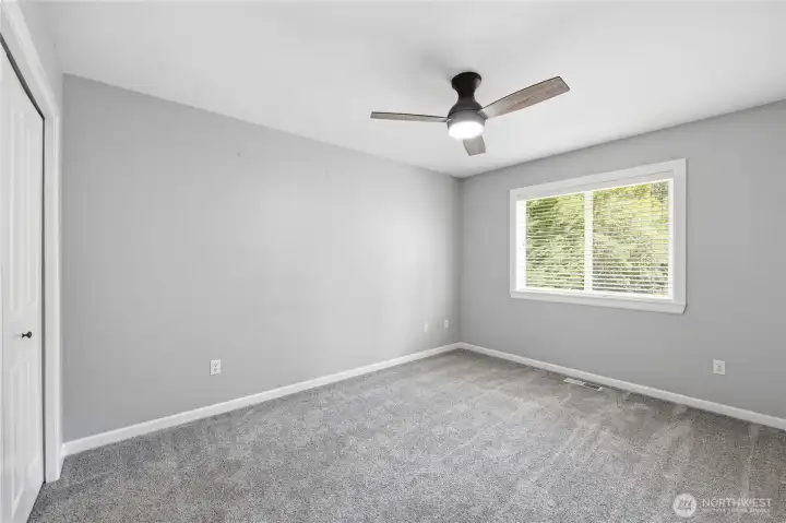 Upstairs Guest Room - Checkout custom built ins