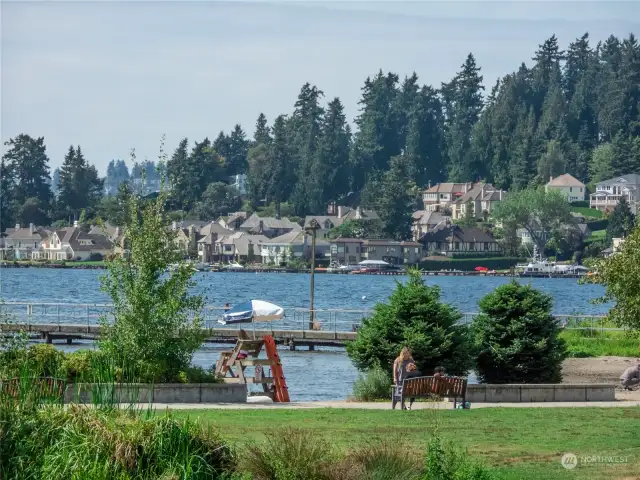 Juanita Beach is within a short distance.