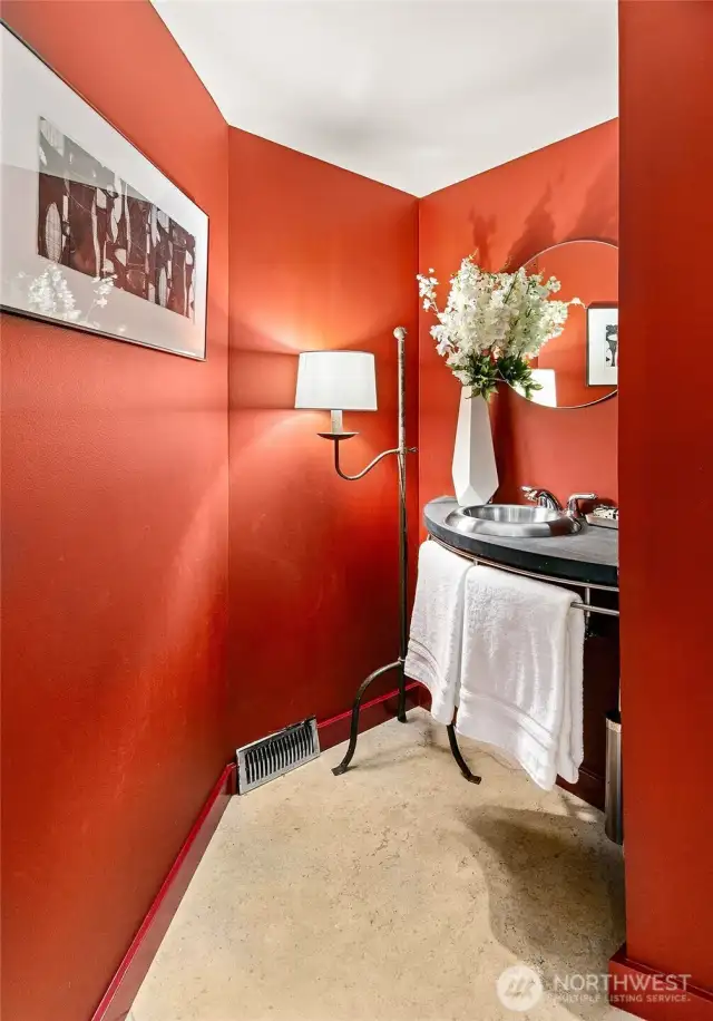 Main floor powder room.
