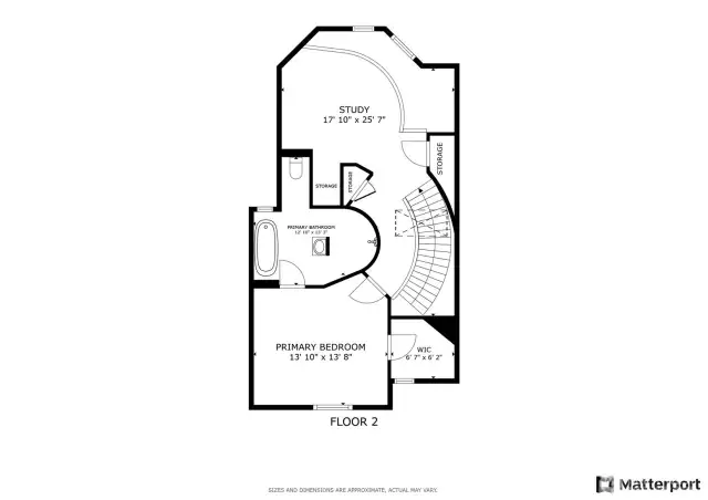 Upper Level Floor Plan
