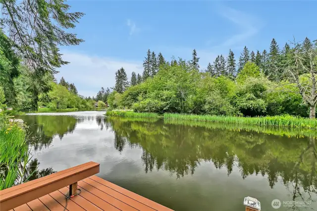 This peaceful, non-motorized lake is teeming with five species of fish.