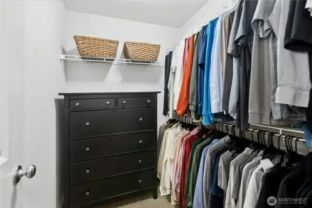 Large Walk in closet in Primary