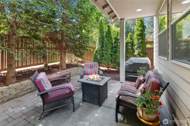 Peaceful and Private Outdoor area