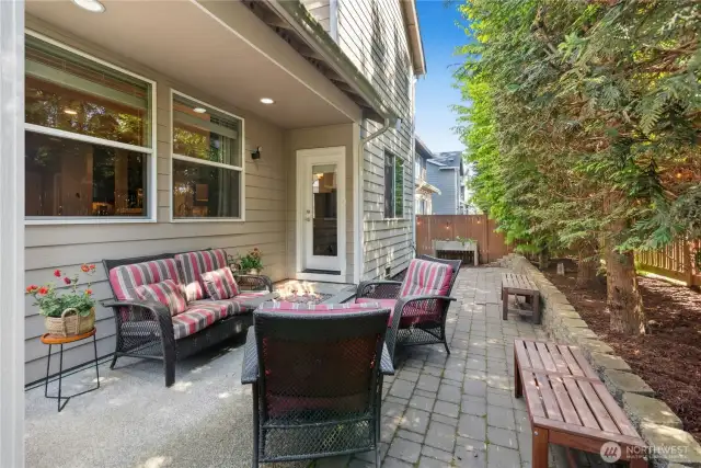 Patio for easy & low maintenance