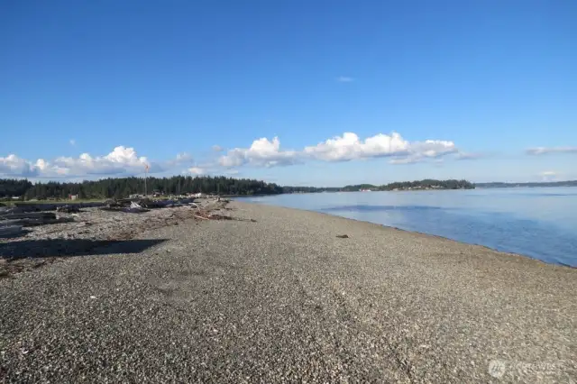 Miles of private saltwater beaches