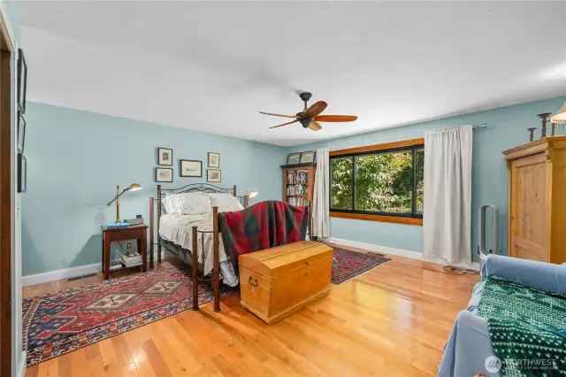 This is one of the two primary suites on the main floor.