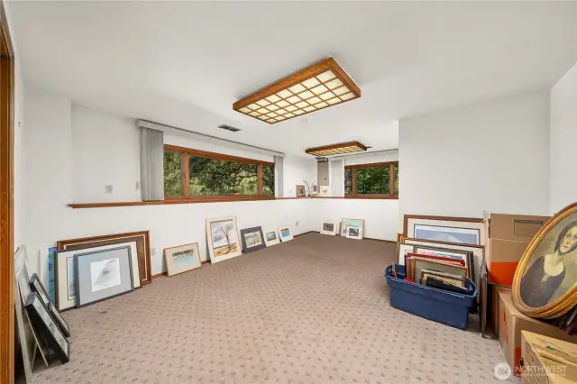 Beautiful large windows also grace the lower level.  The lower level is as large and useable as the main floor.  Your needs and vision will determine its use.