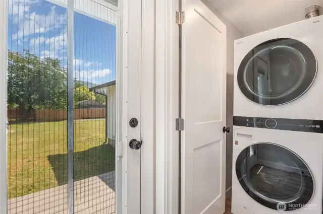 Laundry and Back Door