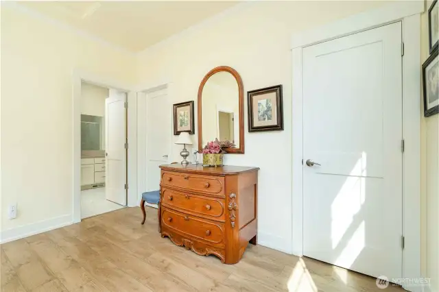 Primary with door to bathroom