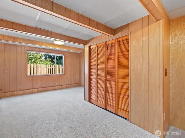 This room has two more closets as well not shown in photos.