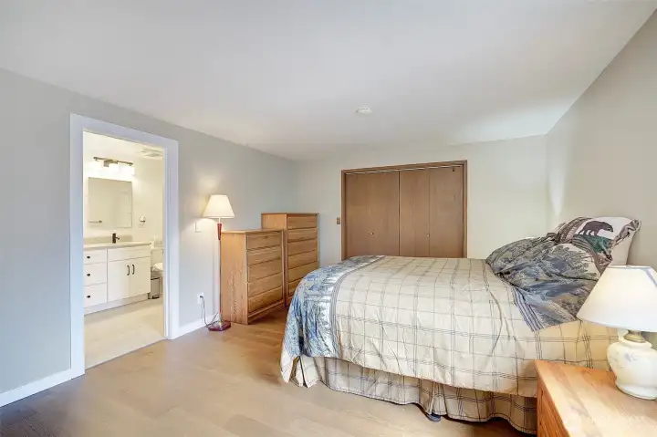 Wait until you walk in to the recently updated primary bath.