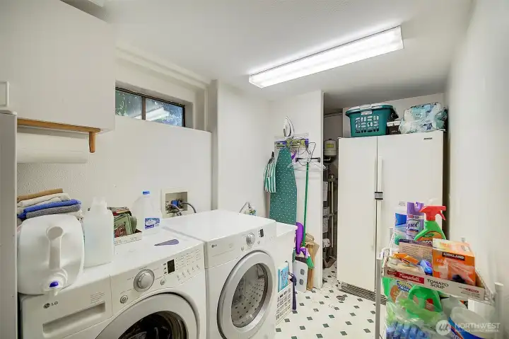 Utility room downstairs.