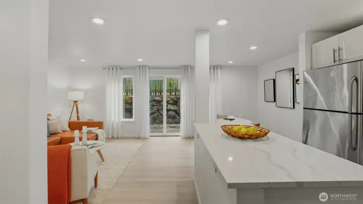 Stunningly updated!  Open, Fresh, Light and Bright!