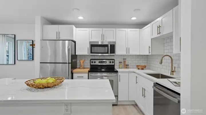 This kitchen has it all.