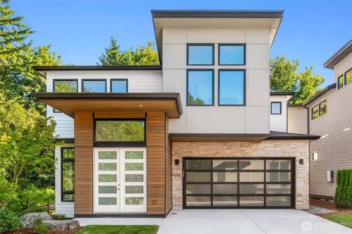 Each exterior features strategic use of clear grain stained cedar siding and stone veneer to create a luxurious and consistent design element throughout this limited offering of custom homes