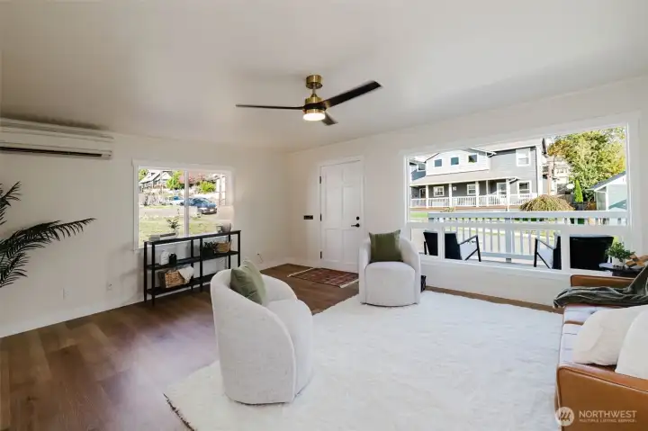 Tons of natural light come through these windows!