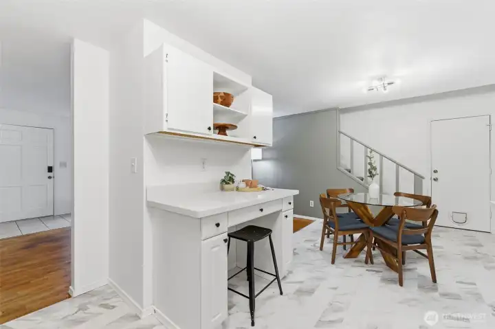 Stairs to great room