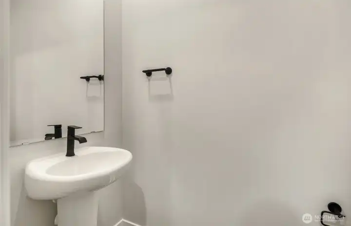 2nd level powder room