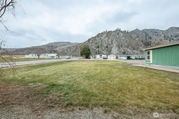 Looking to the west and the mountains.