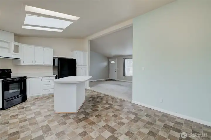 Kitchen & Dining area.