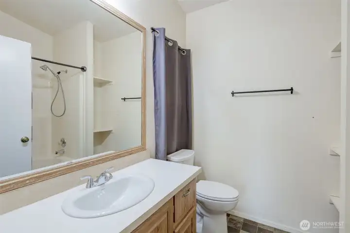 Private primary bathroom.