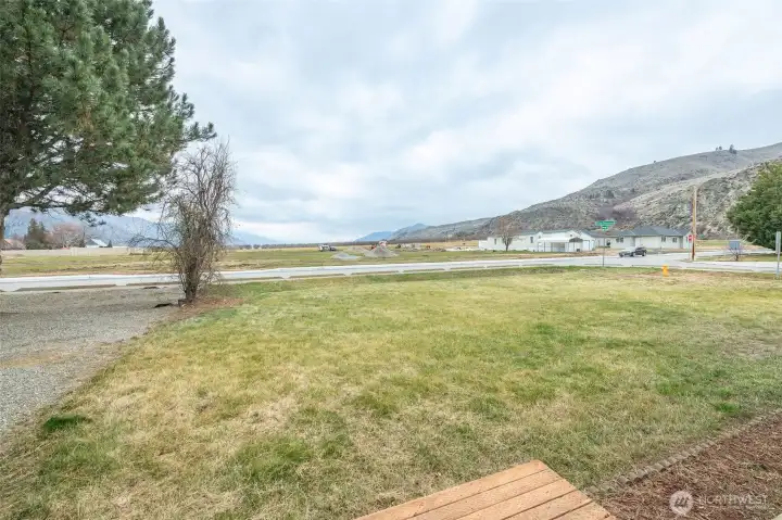 Looking to the south.