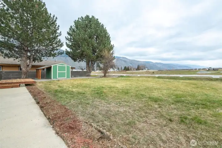 Looking to the east.