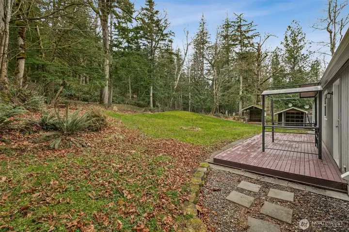 The expansive acreage offers endless opportunities for outdoor living. From gardening to recreational vehicles, the land supports a wide range of activities. It’s a property that invites creativity and adventure.