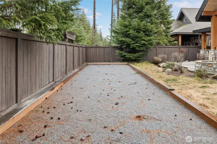 Your own Boccee Ball court!