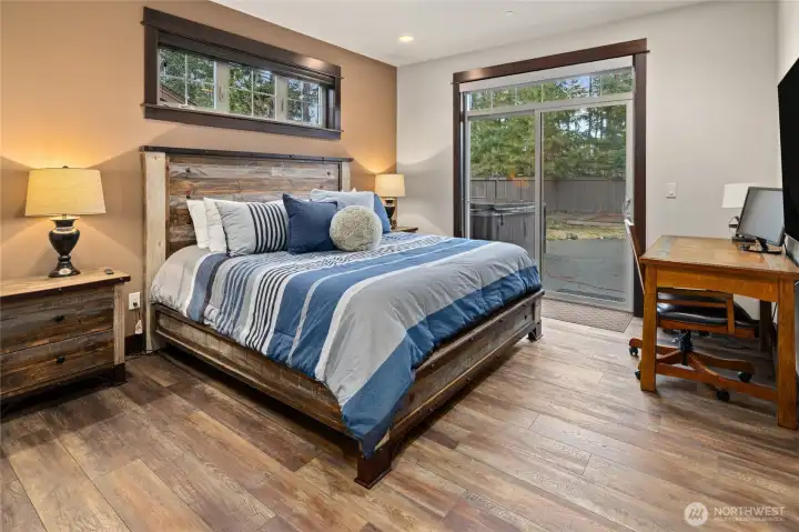 Primary Bedroom with slider to outdoor deck