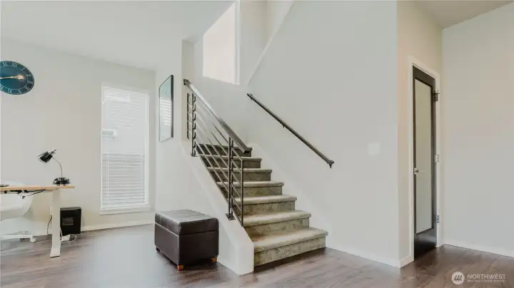 Den & Stairs to Upper