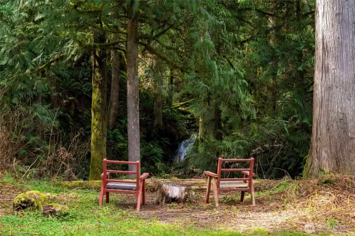 Follow the property further and you’ll discover a private waterfall tucked into the forest—your own secluded sanctuary.