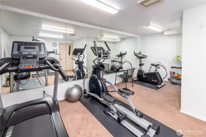 On-site fitness amenities make it easy to maintain your routine without leaving the building