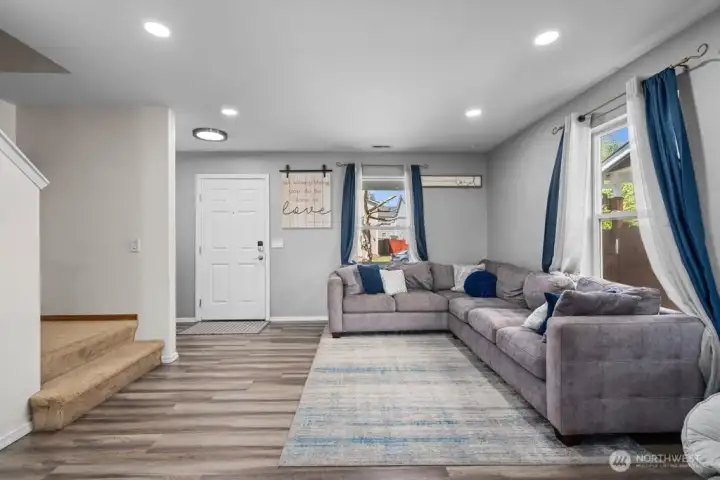 Expansive Living Space Perfect For Large Sectionals And Entertaining