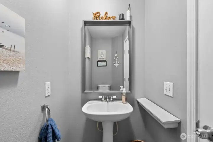 Convenient Main-Floor Half Bath Perfectly Situated For Guests