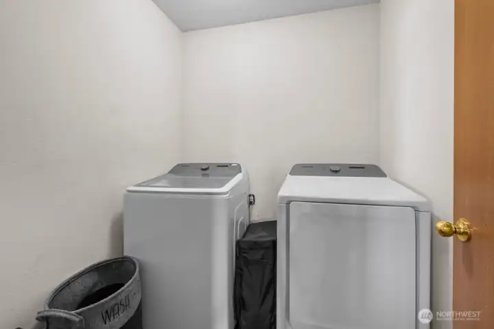 Convenient Upstairs Laundry Room Located Near All Four Bedrooms