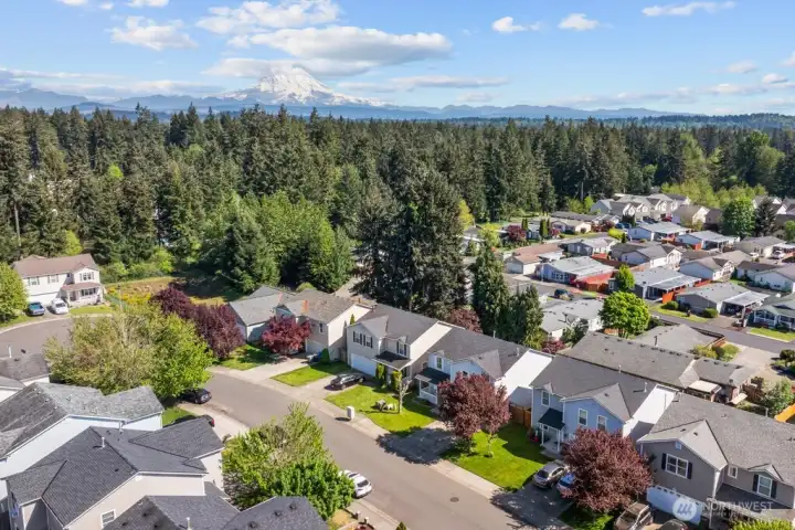 Stunning Aerial View Of This Beautiful Two-Story Home In Fairway Village South