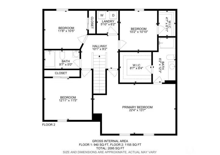 Upstairs Floor Plan