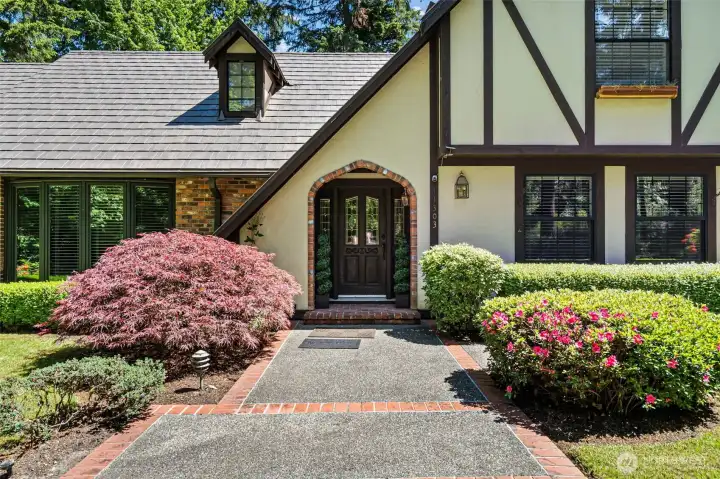 Covered front entry