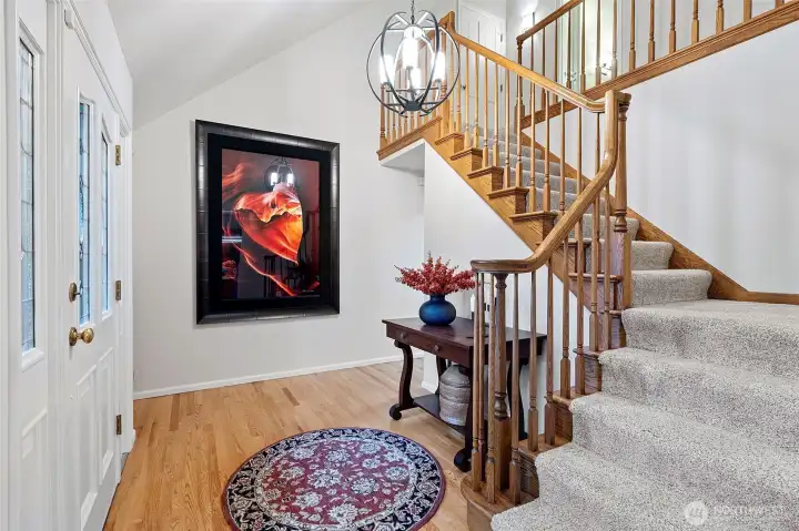 Gracious front entry