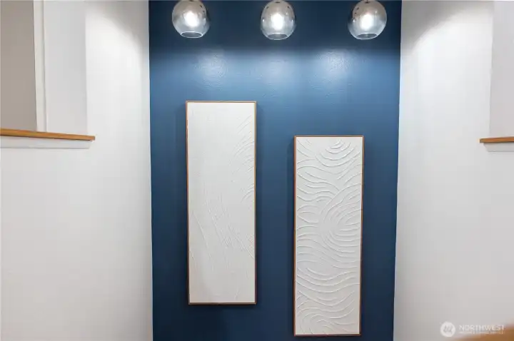 Beautiful art wall to display your good taste