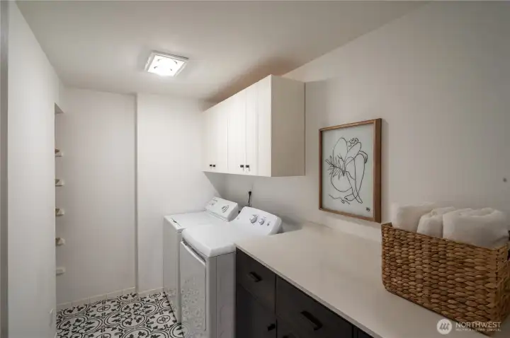 Large laundry room