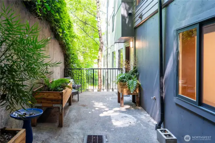 Your own private patio!
